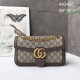 Replica Ophidia GG Mini borsa  Marmont Matelasse 443497 Caffè