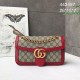 Replica Ophidia GG Mini borsa  Marmont Matelasse 443497 Rosso