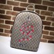 Replica Snake Print GG Supreme Backpack 419584 Coffee