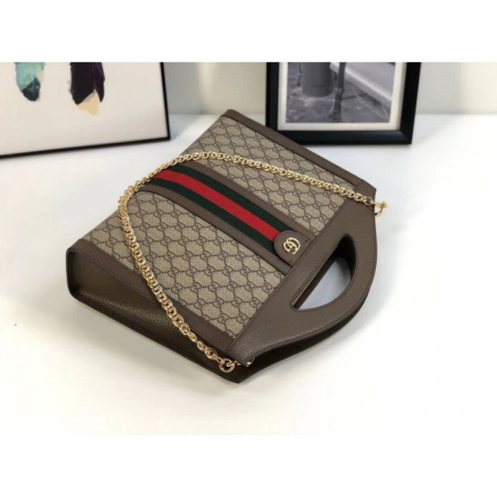 Replica Borsa a mano con manico medio Ophidia 512957