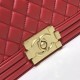 Replica Borse Medium Boy Flap A67086 Rosso Golden