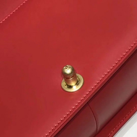 Replica Borse Medium Boy Flap A67086 Rosso Golden