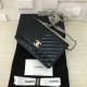 Replica Classic Flap Charms Portafoglio Woc A33814 Nero