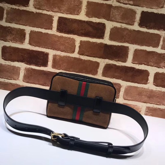 Replica Ophidia Small Belt Bag 517076 Marrone