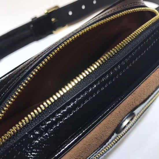 Replica Ophidia Small Belt Bag 517076 Marrone