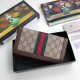 Replica Portafoglio Ophidia GG Zip Around 523154 Marrone