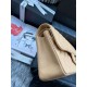 Replica Borsa a patta classica A1112 Albicocca