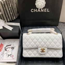 Replica Borsa a patta classica A1112 bianca
