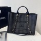 Replica Deauville Fibre miste con borsa shopping perla A66941 Nero