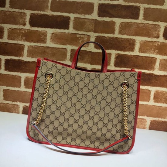 Replica Borsa tote media 1955 Horsebit 621144 rossa
