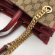 Replica Borsa tote media 1955 Horsebit 621144 rossa