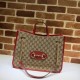 Replica Borsa tote media 1955 Horsebit 621144 rossa