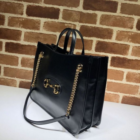 Replica Borsa tote media 1955 Horsebit 621144 nera Replica Borsa tote media 1955 Horsebit 621144 nera