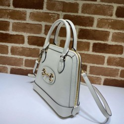 Replica Borsa a mano piccola 1955 Horsebit 621220 bianca