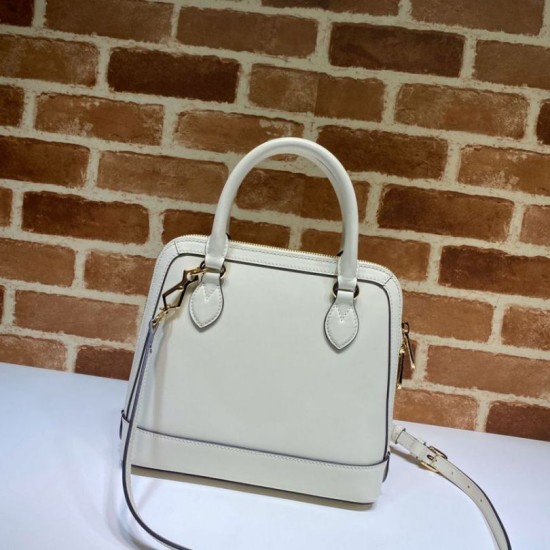 Replica Borsa a mano piccola 1955 Horsebit 621220 bianca