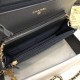 Replica Borsa Stitch Chain a mano Wel Borsa A33814 nera