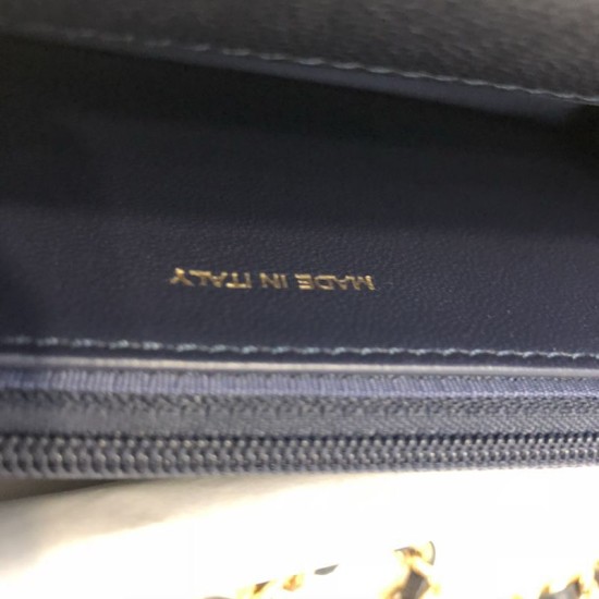 Replica Borsa Stitch Chain a mano Wel Borsa A33814 nera