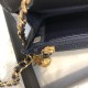 Replica Borsa Stitch Chain a mano Wel Borsa A33814 nera
