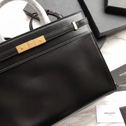 Replica Borsa a tracolla YSL Saint Laurent Piccola Manhattan nera
