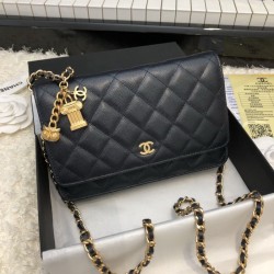 Replica Borsa Stitch Chain a mano Wel Borsa A33814 nera
