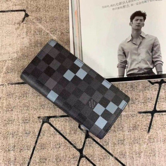 Replica Portafoglio Brazza Damier Graphite Pixel N60163