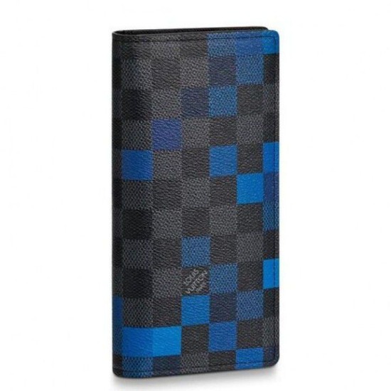 Replica Portafoglio Brazza Damier Graphite Pixel N60162