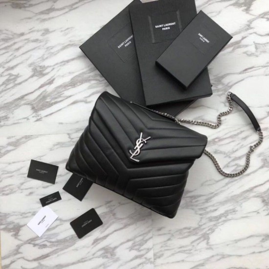 Replica Busta grande YSL Saint Laurent Classic in argento Replica Busta grande YSL Saint Laurent Classic in argento