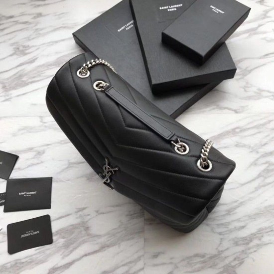Replica Busta grande YSL Saint Laurent Classic in argento Replica Busta grande YSL Saint Laurent Classic in argento