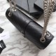Replica YSL Saint Laurent Piccola Busta Borsa Grain Hardware argentato in rilievo