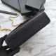 Replica YSL Saint Laurent Piccola Busta Borsa Grain Hardware dorato goffrato