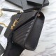 Replica YSL Saint Laurent Piccola Busta Borsa Grain Hardware dorato goffrato