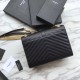 Replica YSL Saint Laurent Piccola Busta Borsa Grain Hardware dorato goffrato