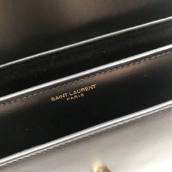 Replica YSL Saint Laurent Sunset Medium Liscio Hardware posteriore oro