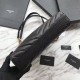 Replica Borsa a tracolla YSL Saint Laurent Tribeca piccola in pelle nera goffrata
