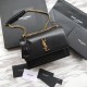 Replica YSL Saint Laurent Sunset Medium Liscio Hardware posteriore oro
