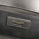 Replica Portafoglio YSL Saint Laurent Classic Monogram in pelle liscia nera
