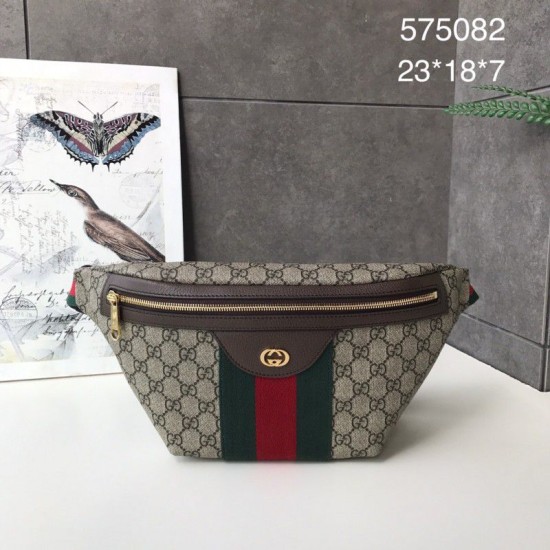 Replica Borsa da cintura Vintage Canvas 575082 Marrone