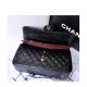 Replica Classic Flap Originale pelle Caviar Jumbo Borse A58600 Y07352 nero