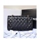 Replica Classic Flap Originale pelle Caviar Jumbo Borse A58600 Y07352 nero