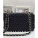 Replica Classic Flap Borse Jumbo Originale pelle Caviar A01112 Nero