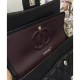 Replica Classic Flap Borse Jumbo Originale pelle Caviar A01112 Nero