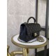 Replica Mini Borsa con Patta in Pelle di Vitello Granata con Manico Superiore AS2431 Nero Replica Mini Borsa con Patta in Pelle di Vitello Granata con Manico Superiore AS2431 Nero