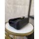Replica Mini Borsa con Patta in Pelle di Vitello Granata con Manico Superiore AS2431 Nero Replica Mini Borsa con Patta in Pelle di Vitello Granata con Manico Superiore AS2431 Nero