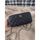 Replica Borsa con pattina A82972 Nera