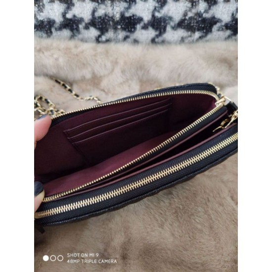 Replica Borsa con pattina A82972 Nera