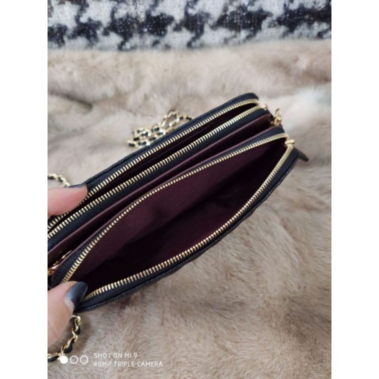 Replica Borsa con pattina A82972 Nera