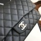Replica Borsa con patta classica A1112 Hardware nero argento