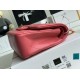 Replica Borsa con patta classica A1112 Hardware in oro rosso chiaro