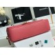 Replica Borsa con patta classica A1112 Hardware in oro rosso chiaro