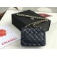 Replica Mini borsa a tracolla classica con patta A1115 Hardware nero argento